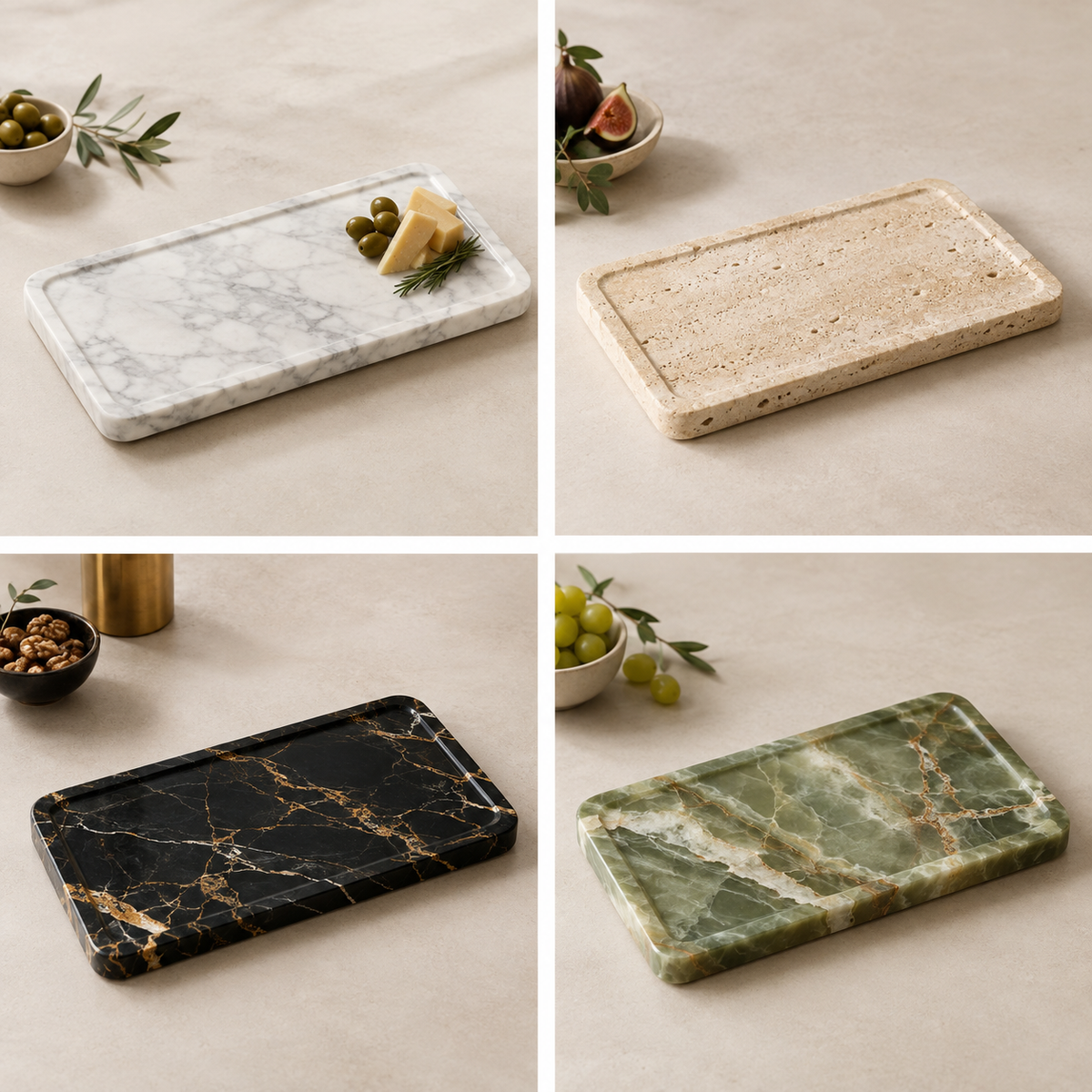 Signature Marble Serving Board